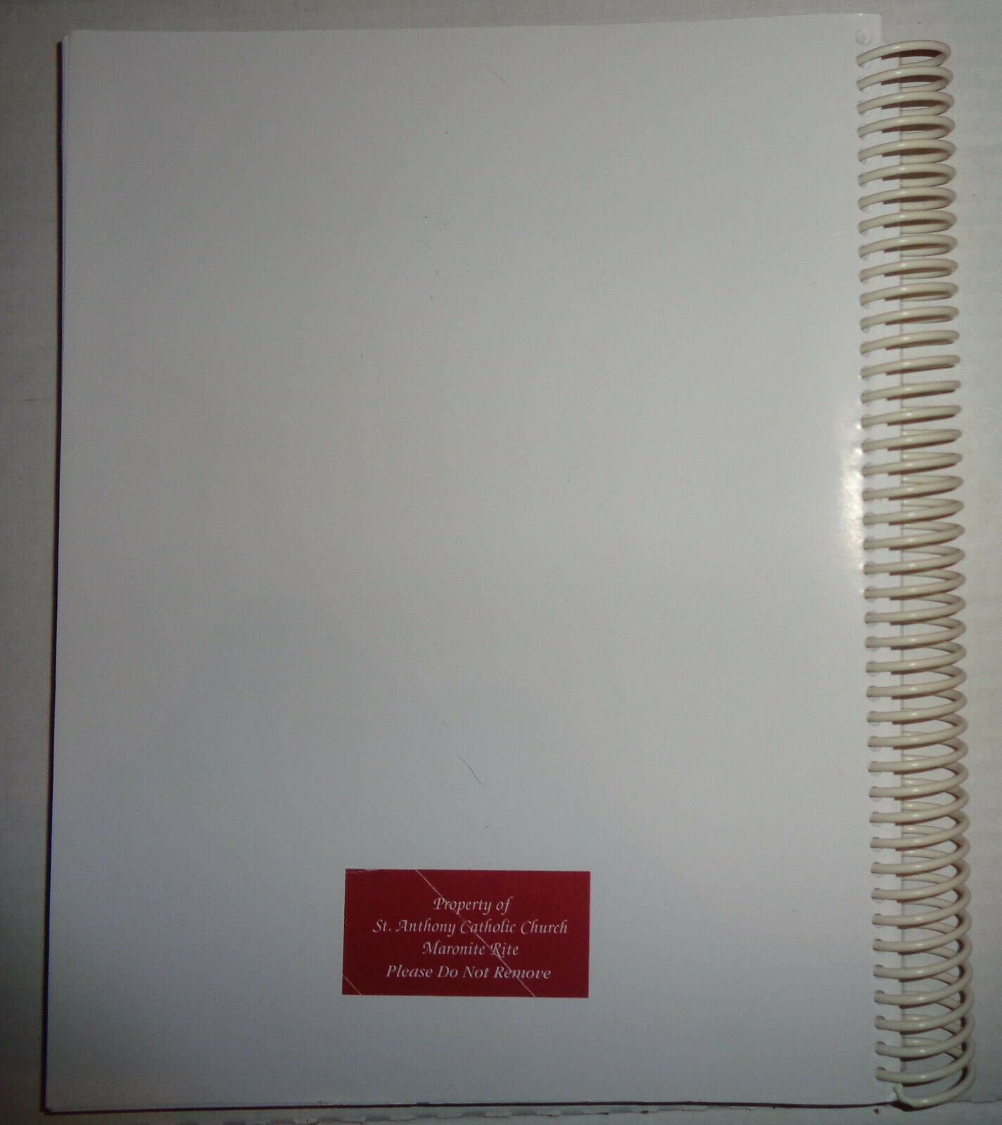 Book of Offering : music book .. rite of Antiochene Syriac Maronite Church 2012