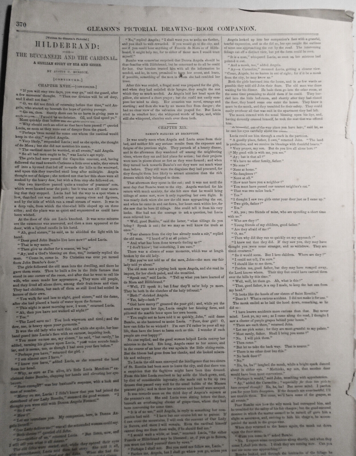 View of Carve's Mill, at Sleepy Hollow, Tarrytown, New York - Gleason's 1853