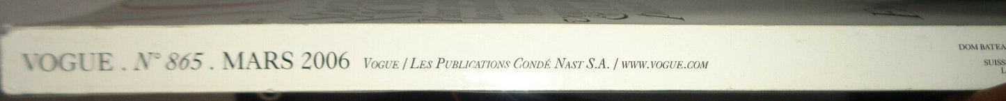 Vogue Paris March 2006 - #865 Sharon Stone