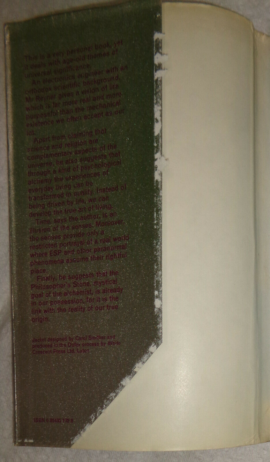 The Diary Of A Modern Alchemist, By J. H Reyner. First edition, 1974. Hardcover