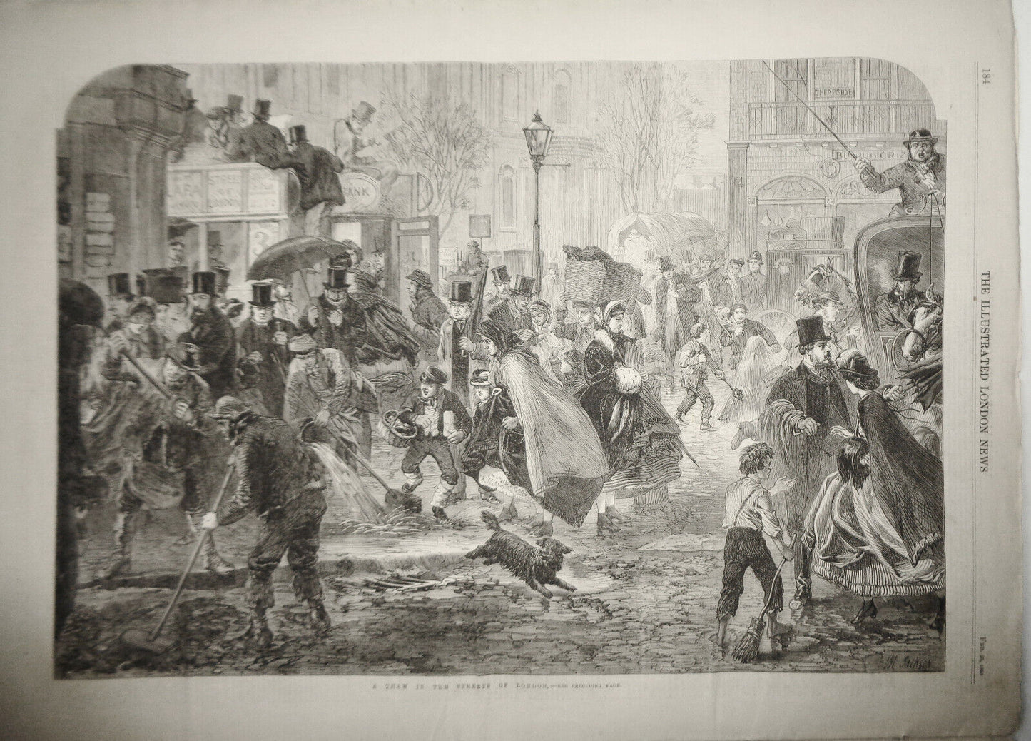 THE ILLUSTRATED LONDON NEWS FEBRUARY 25, 1865 - ORIGINAL ISSUE - NAPOLEONISM