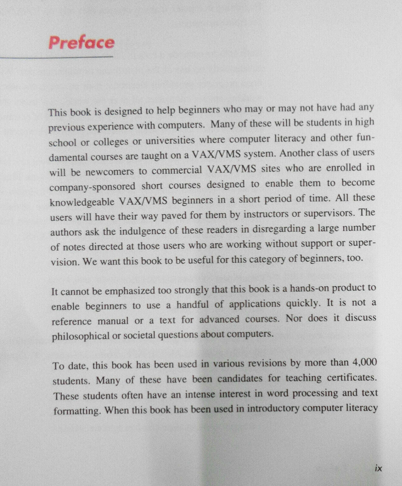 A Beginner's guide to VAX/VMS utilities and applications, by Ronald M Sawey...