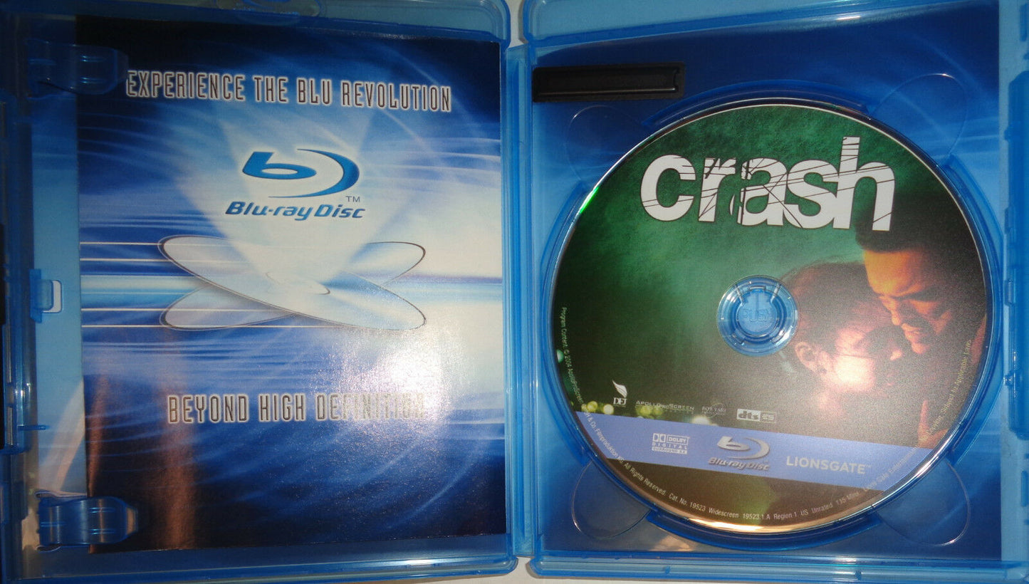 Crash (Blu-ray Disc, 2006, Unrated Edition) - Like New