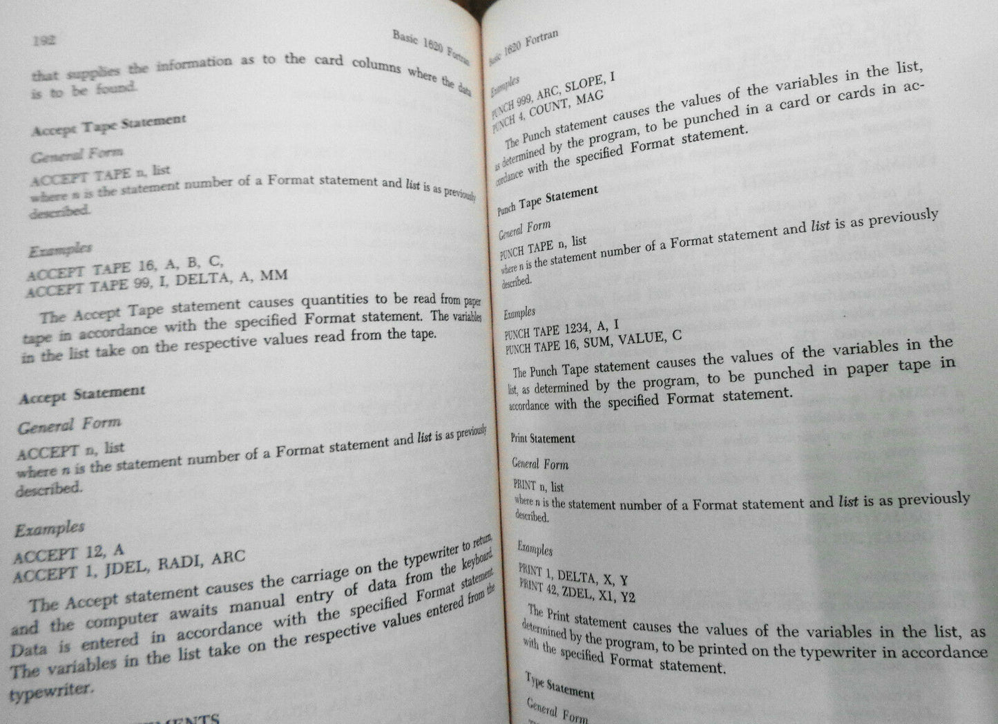 Basic Programming Concepts and the IBM 1620 Computer. 1962 1st edition