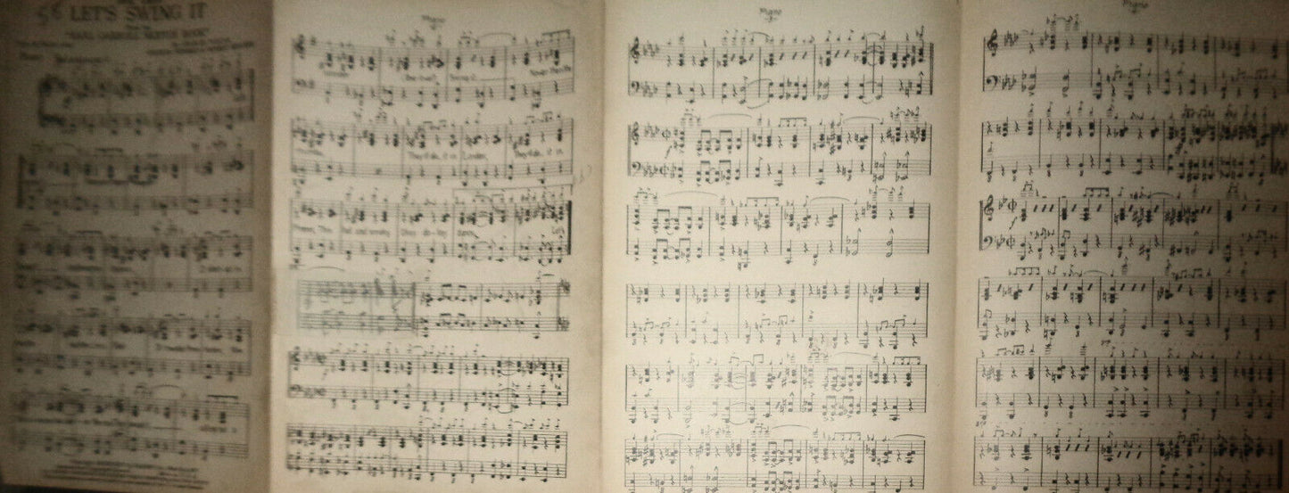 LET'S SWING IT, by Charlie Tobias 1925 FOR ORCHESTRA "EARL CARROLL SKETCH BOOK"
