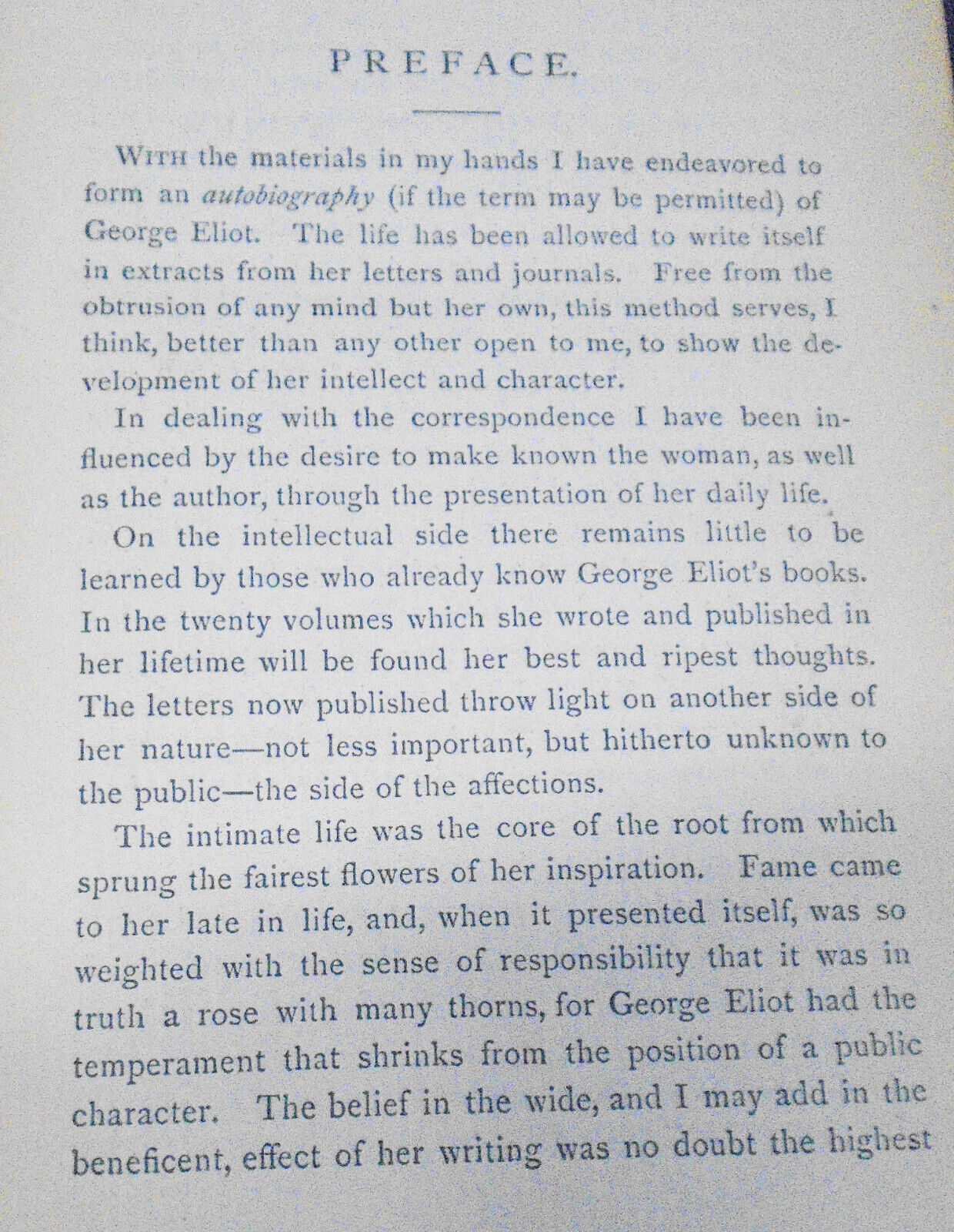 1885 George Eliot's Life As Related In Her Letters And Journals - 3 Volumes Set