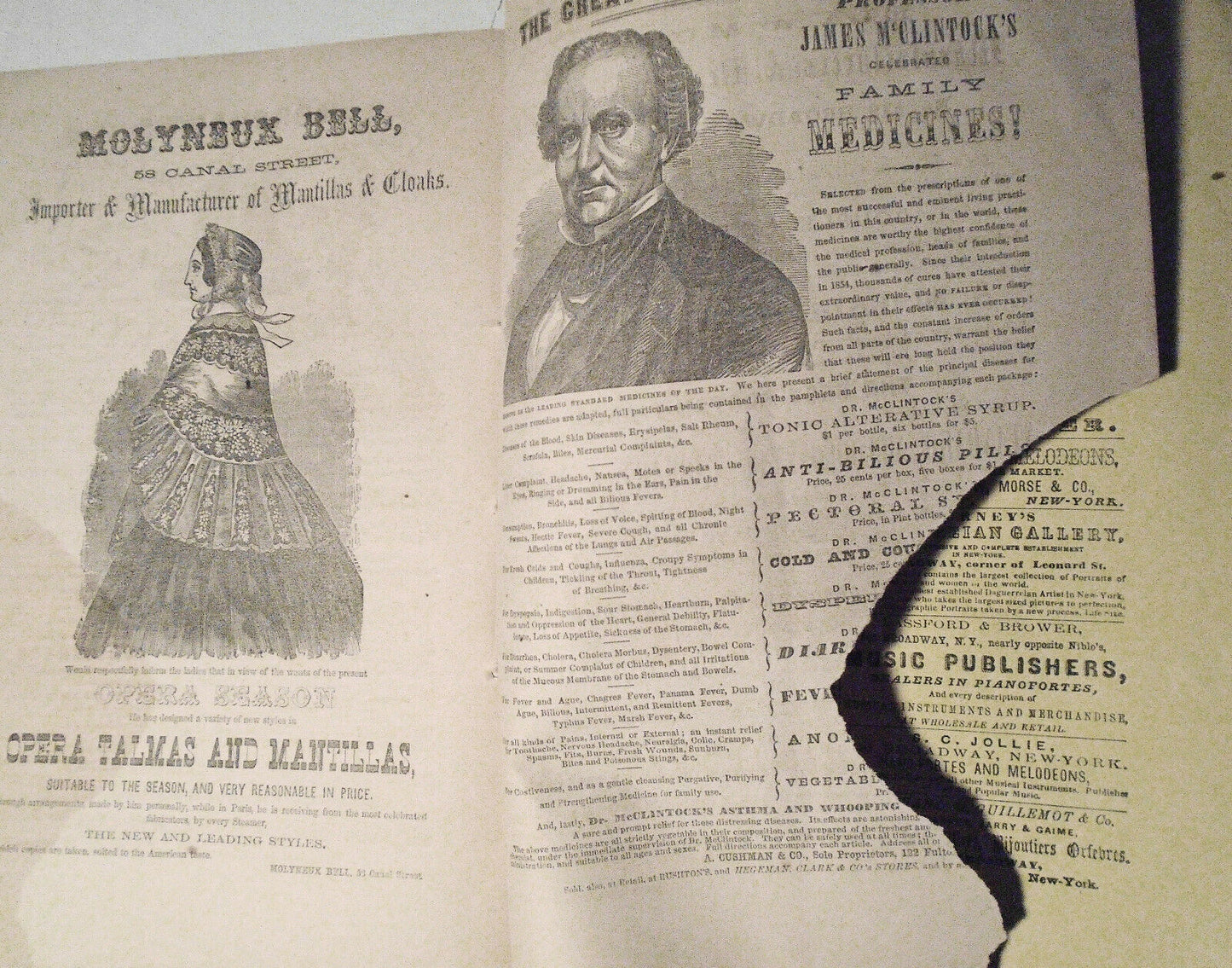 Bellini: I Puritani. Grand Opera In 3 Acts. 1855 Opera Libretto & Parlor Pianist