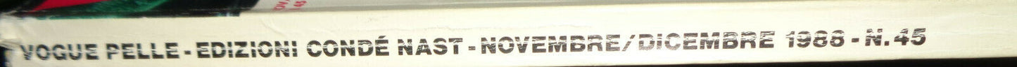 Vogue Italia Pelle, Novembre/Dicembre 1988 - N. 45