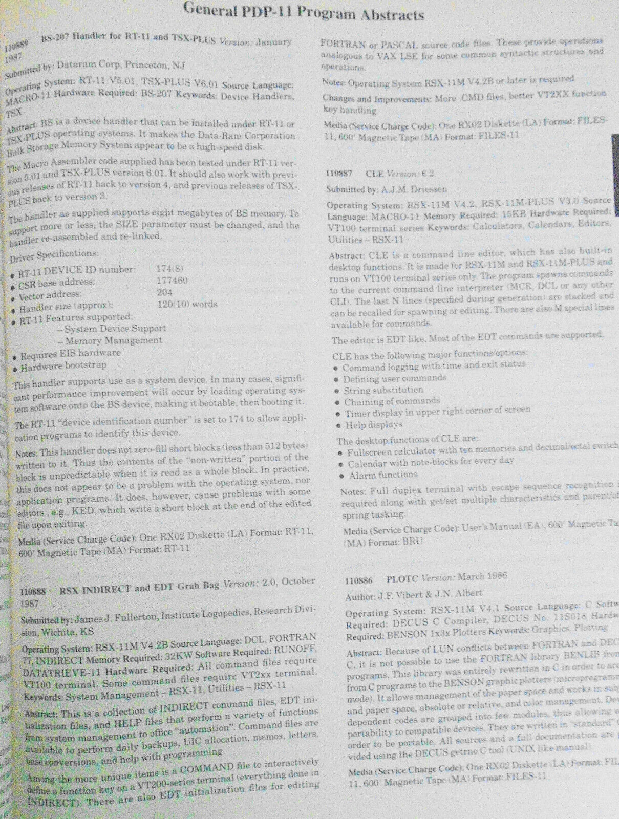 The 1989/1990 DECUS library : software catalog. U. S. Chapter Edition