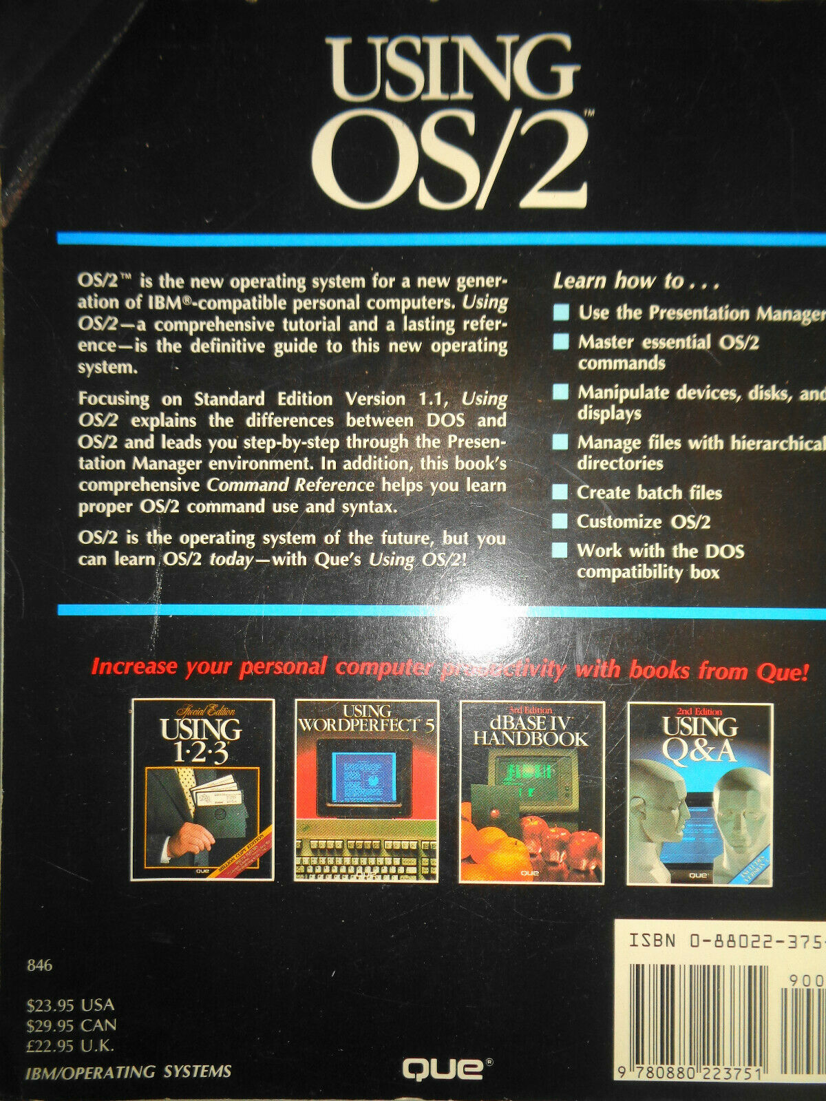 OS/2 programming lot of 7 books