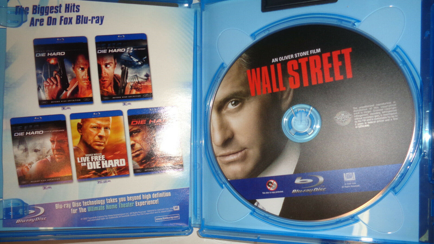 Wall Street (Blu-ray Disc, 2009) - Like New