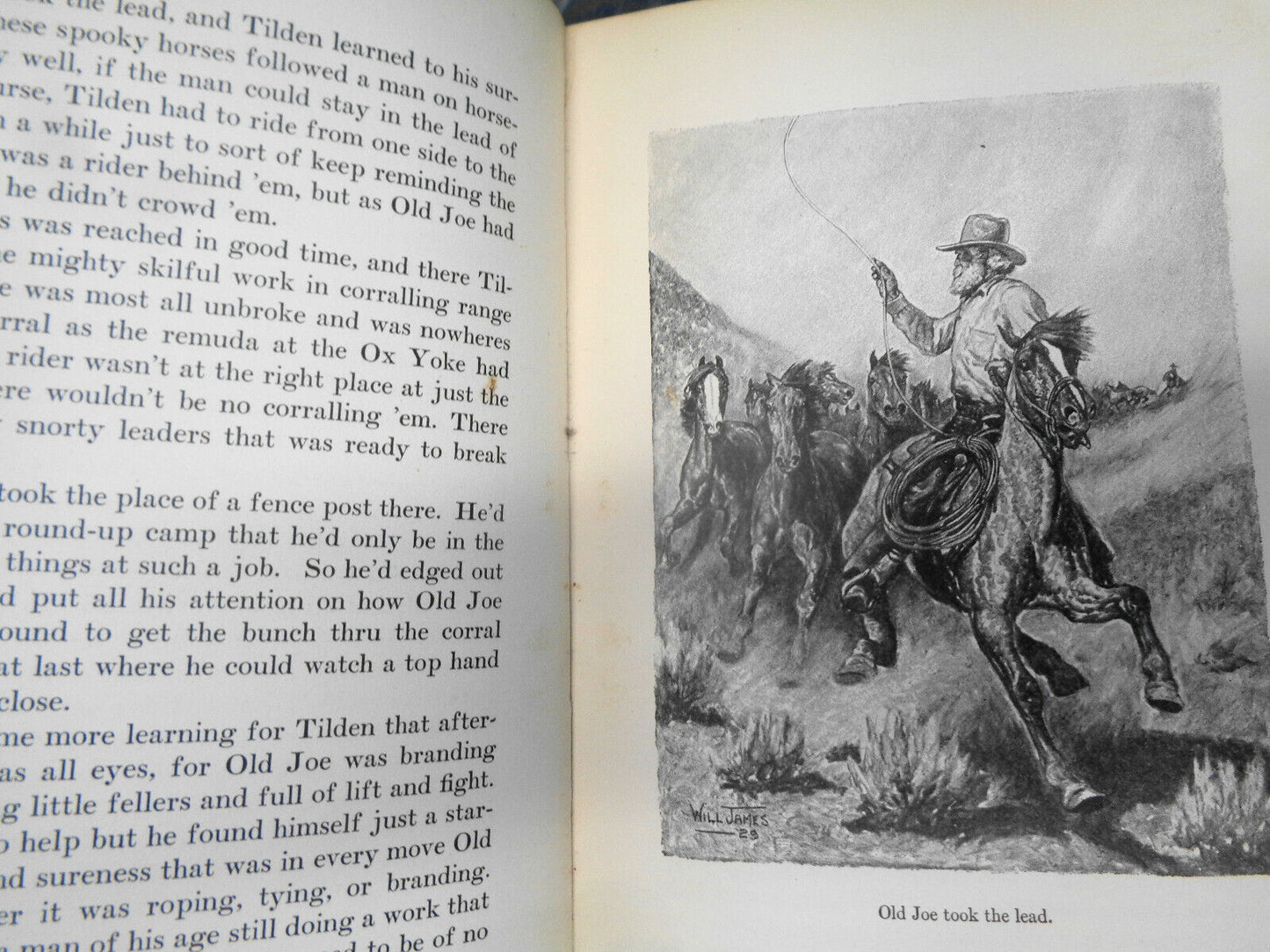 Sand, by Will James.1929 First Edition, Charles Scribner's Sons. First Printing.