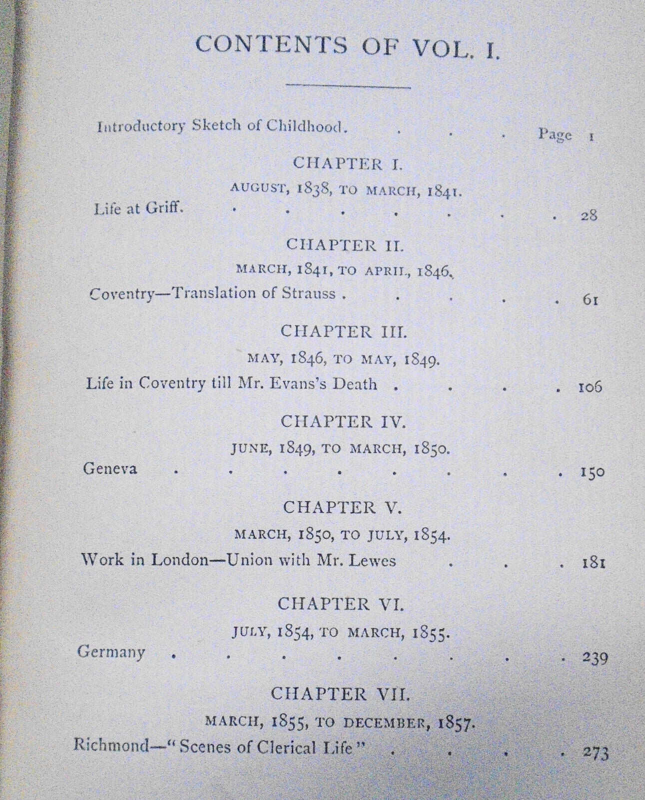 1885 George Eliot's Life As Related In Her Letters And Journals - 3 Volumes Set