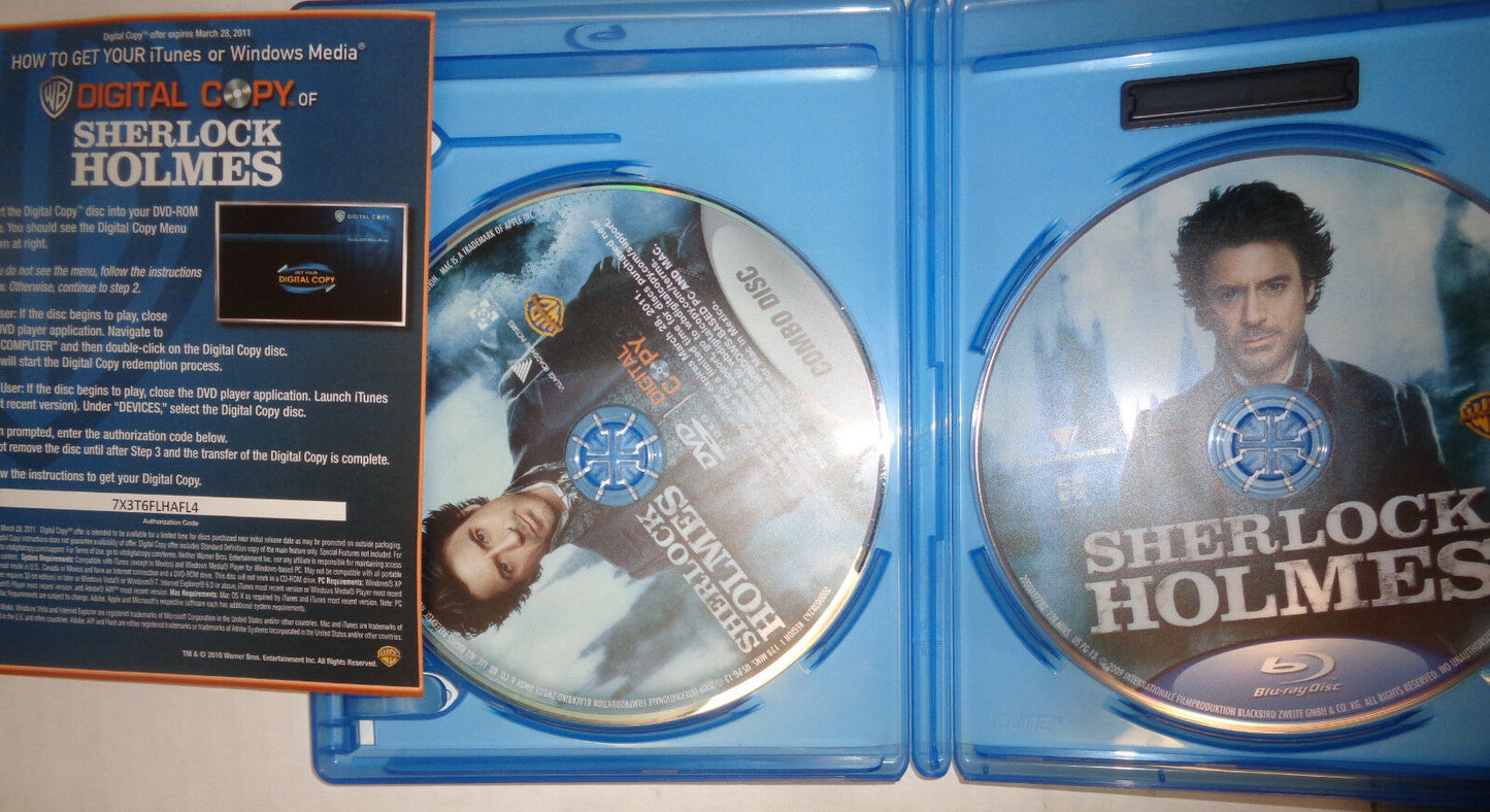 Sherlock Holmes (Blu-ray Disc, 2010) - Like New