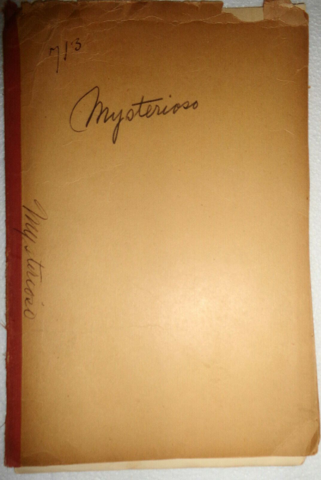 Mysterioso : for depicting stealth, murder, gruesome scenes - 1916 for orchestra