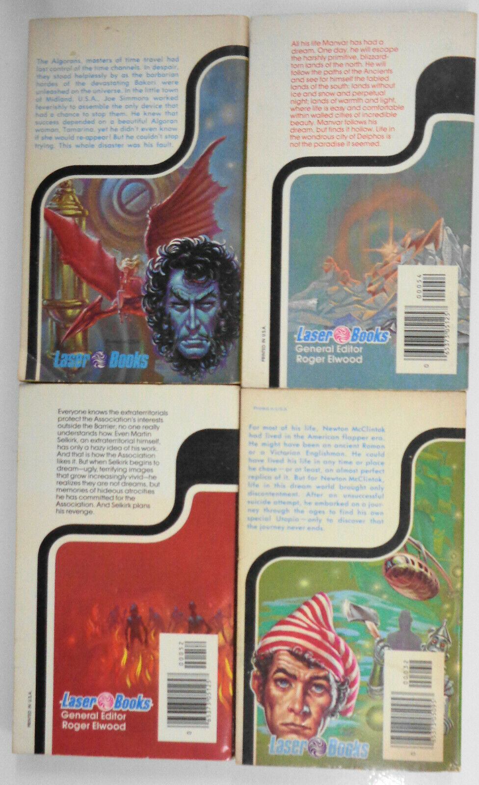 4 Laser Books Science Fiction novels: #s 1, 32, 52 & 54. All First Printings