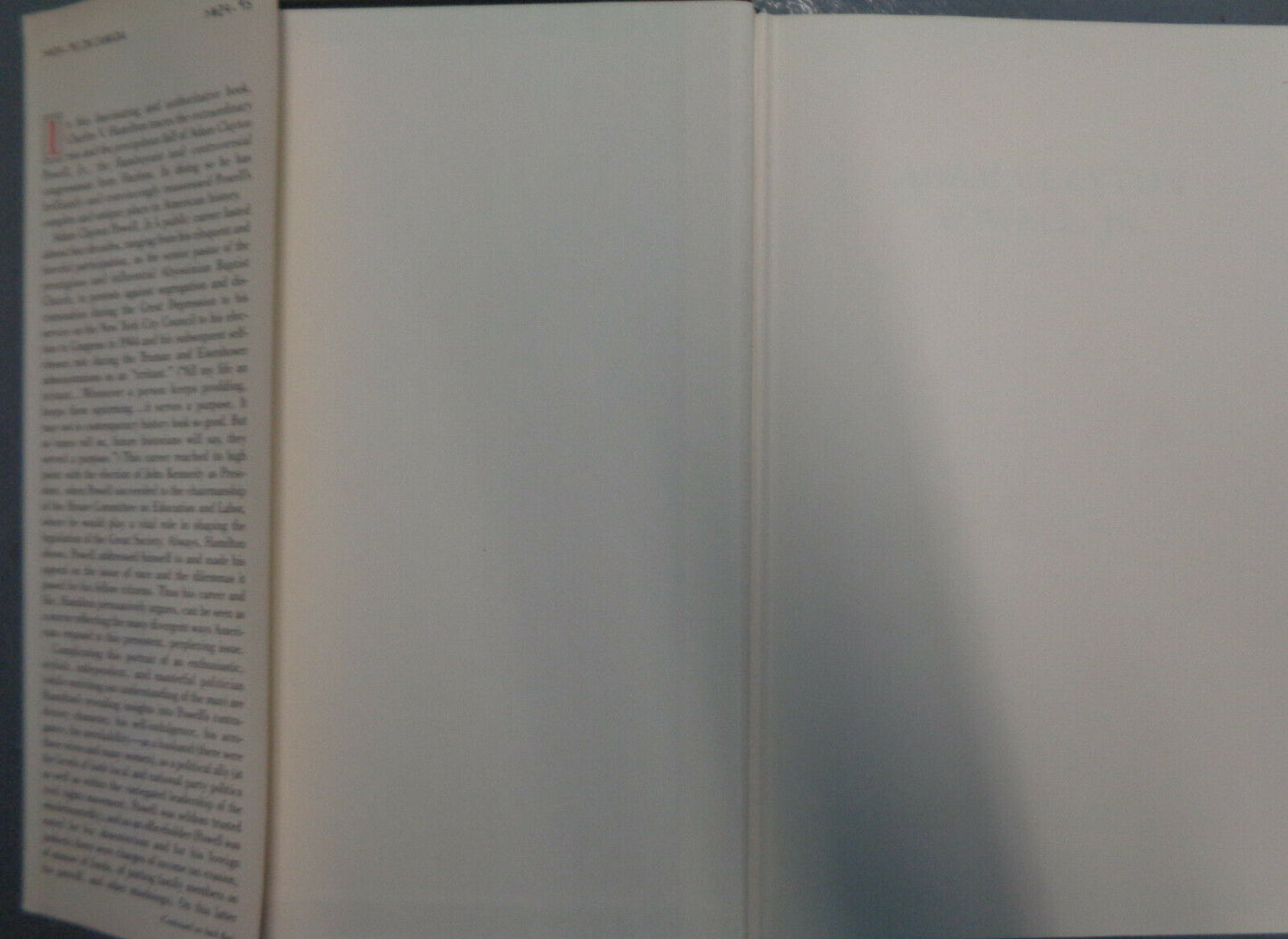 Adam Clayton Powell, Jr. : The Political Biography of an American Dilemma by...
