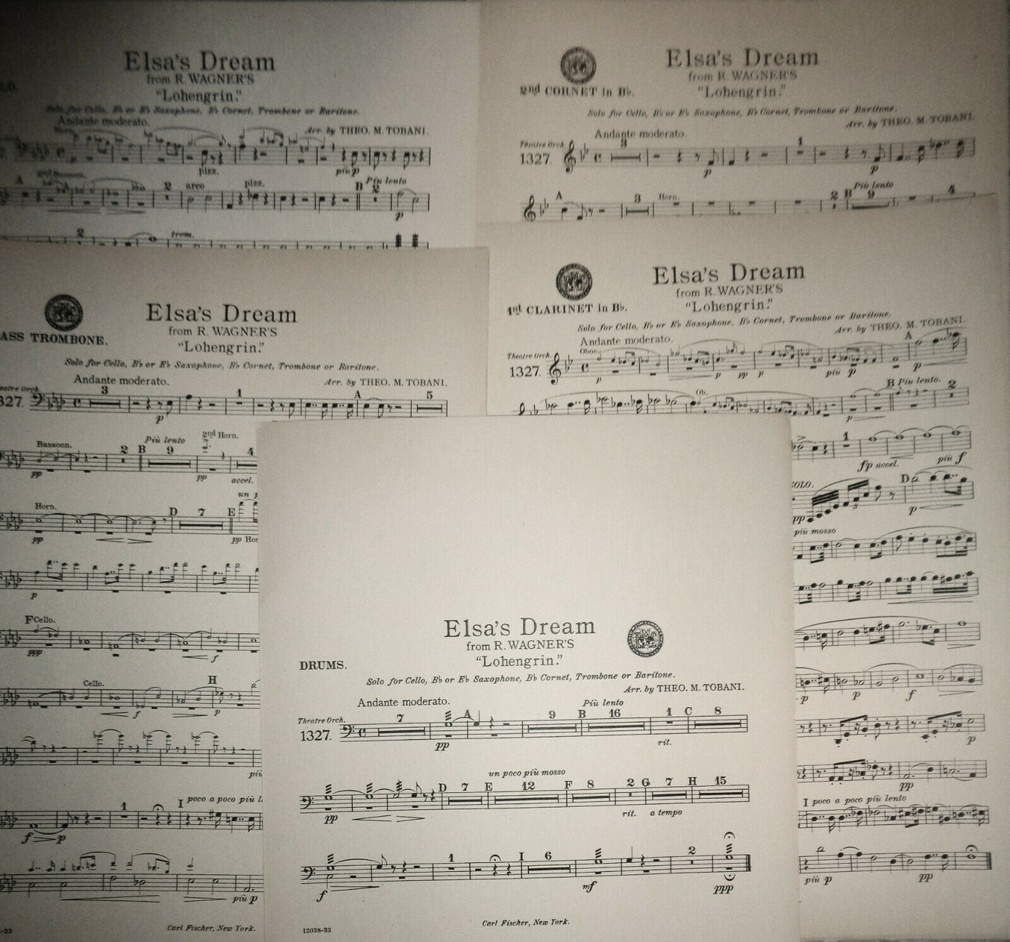 Elsa's dream : from R. Wagner's Lohengrin arr. by Theo Tobani 1908 for orchestra