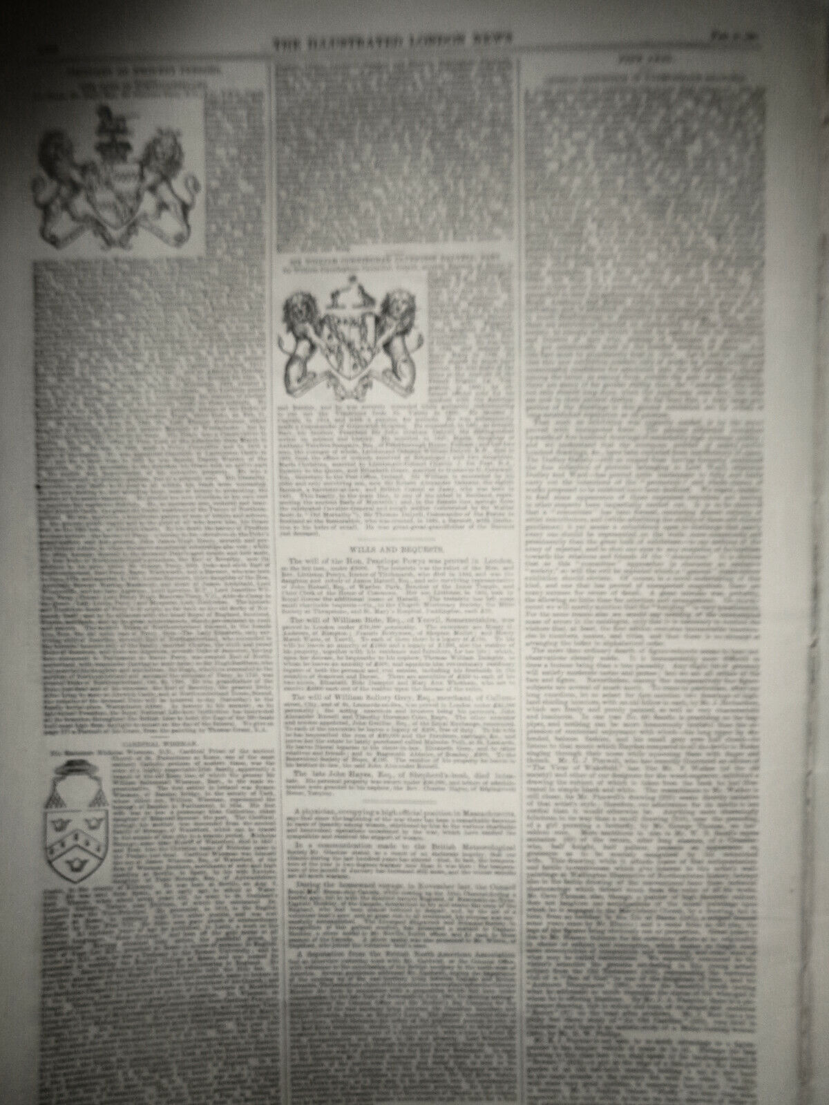 THE ILLUSTRATED LONDON NEWS FEBRUARY 25, 1865 - ORIGINAL ISSUE - NAPOLEONISM