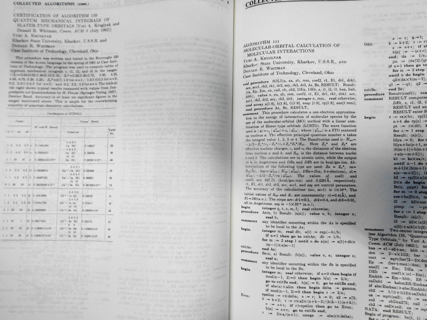 Collected algorithms from ACM, Volumes 1, 2 & 3 - Hardcovers, 1980-83