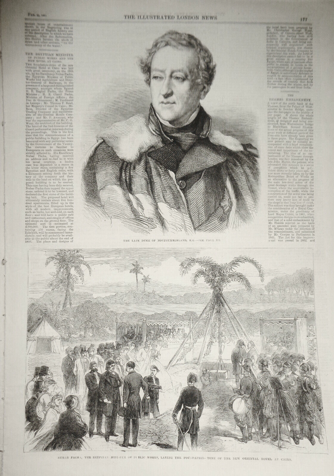 THE ILLUSTRATED LONDON NEWS FEBRUARY 25, 1865 - ORIGINAL ISSUE - NAPOLEONISM