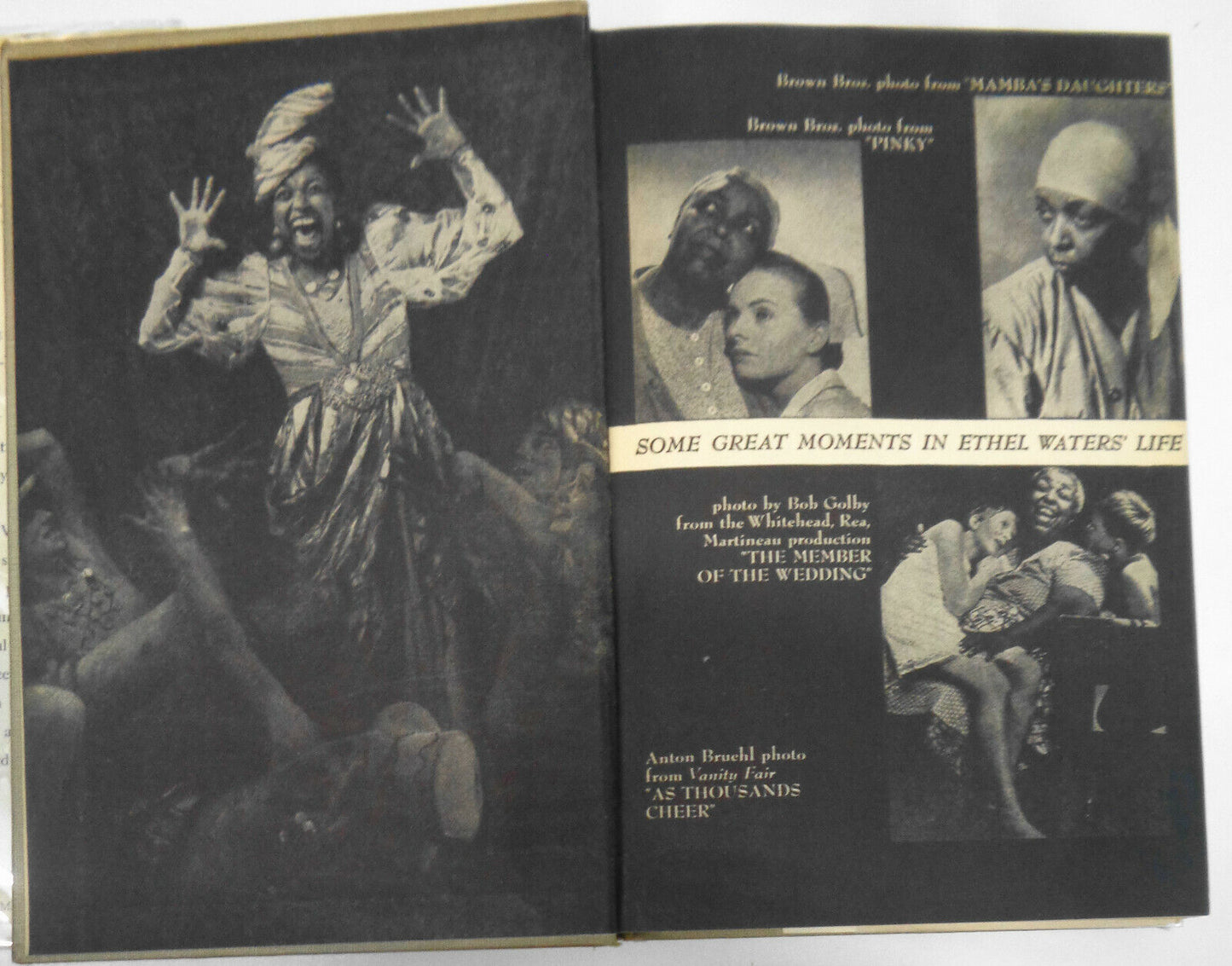 Ethel Waters : To Me It's Wonderful & His Eye Is On The Sparrow - Hardcovers