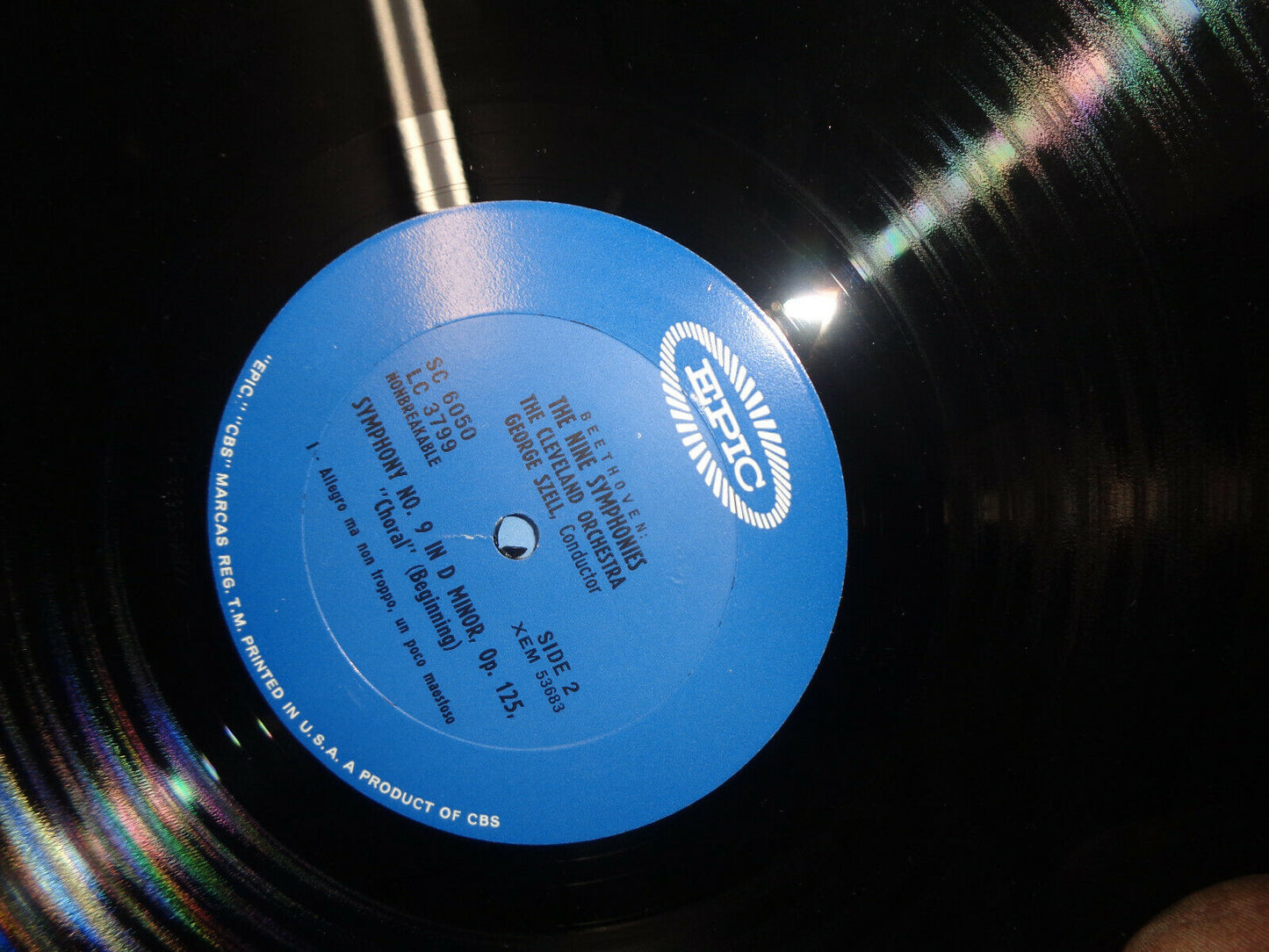 SZELL - BEETHOVEN: THE NINE SYMPHONIES - 7 LP SET - PROMO COPY. CLEVELAND ORCH