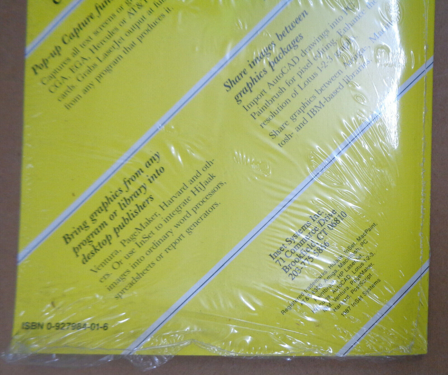 Hijaak: text and graphics capture conversion - Version 1.1b 1987, 5 1/4" Unused