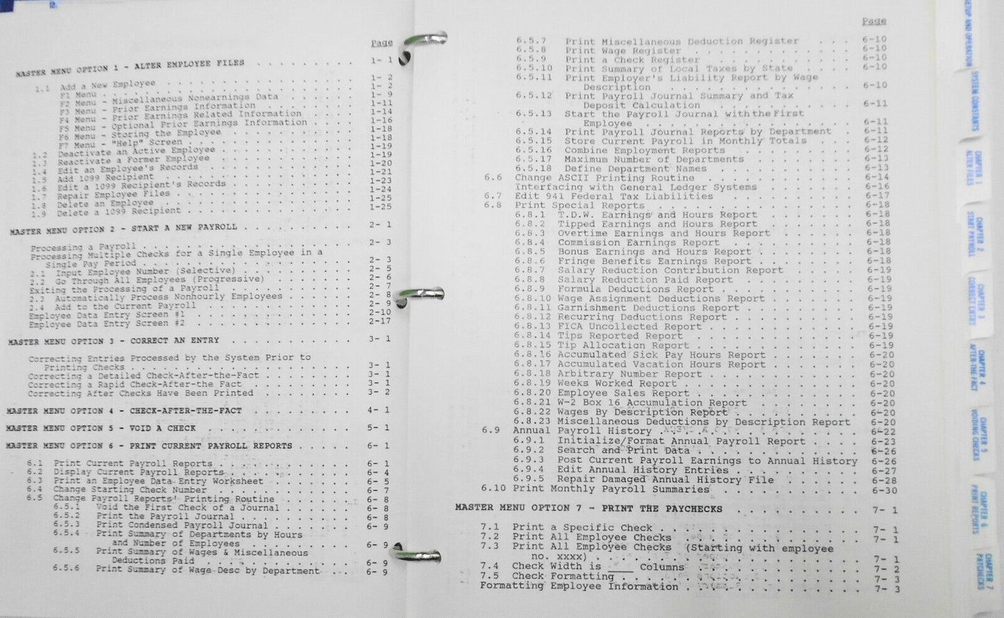 BASS Payroll System, 1988 - for restaurants & general use. IBM PCs 5 1/4" disks.