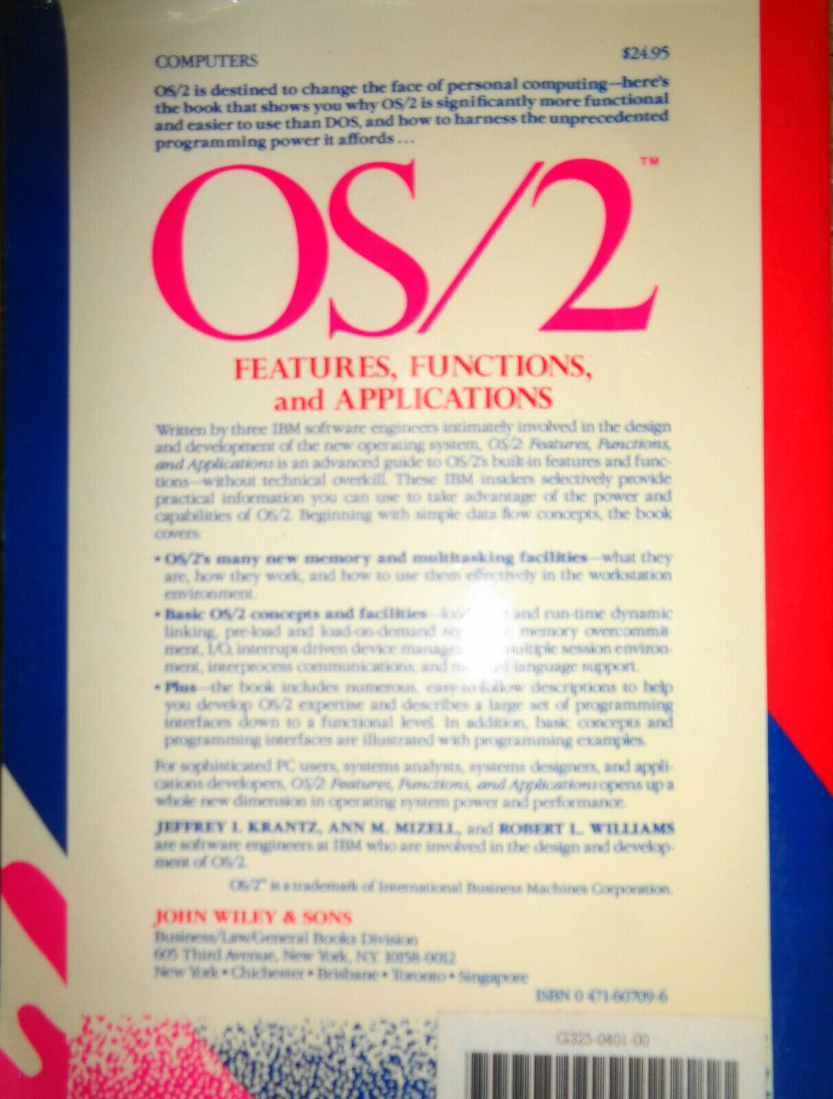 OS/2 programming lot of 7 books