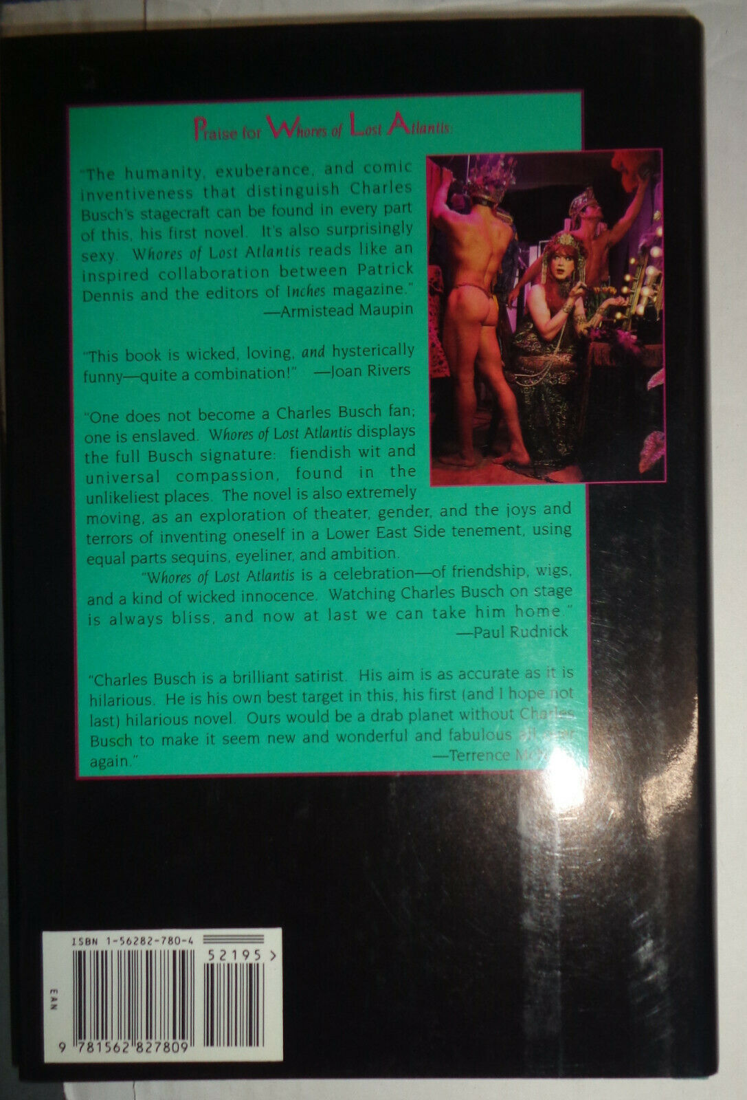 Whores of Lost Atlantis : A Novel by Charles Busch 1993, Hardcover SIGNED 1st ED
