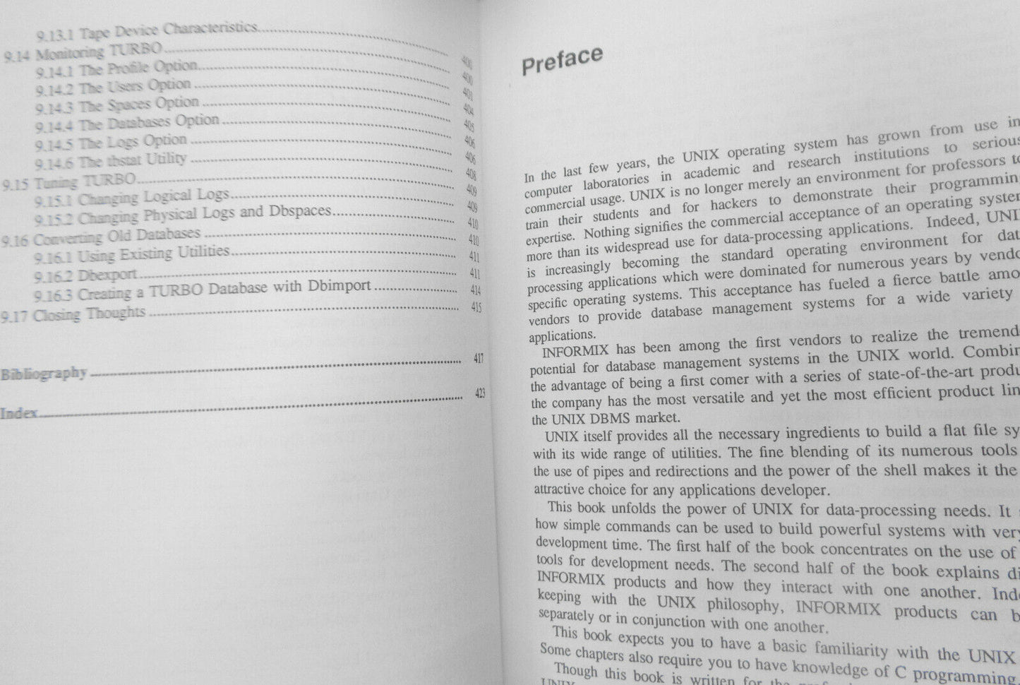 Data Processing in UNIX by Ramkrishna S Tare. Using Informix-SQL, ESQL/C, C-ISAM