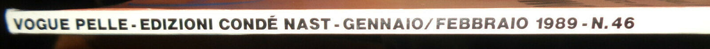 Vogue Italia Pelle, Gennaio/Febbraio 1989 - N. 46
