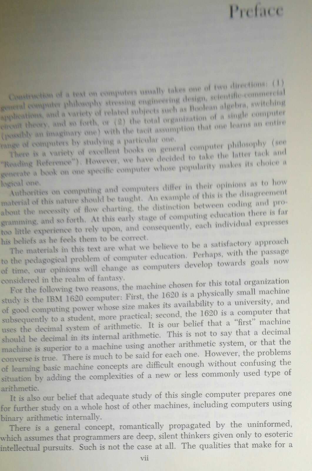 Basic Programming Concepts and the IBM 1620 Computer. 1962 1st edition
