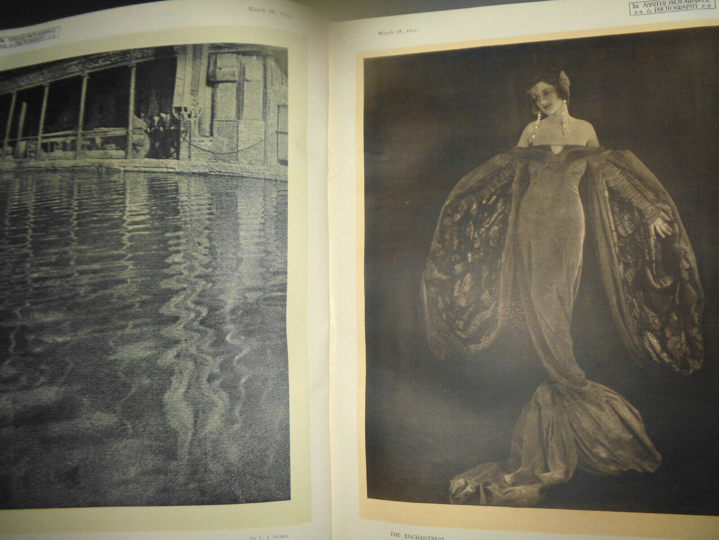 AMATEUR PHOTOGRAPHER & PHOTOGRAPHY, 1923 - 1924. All photos bound volume.