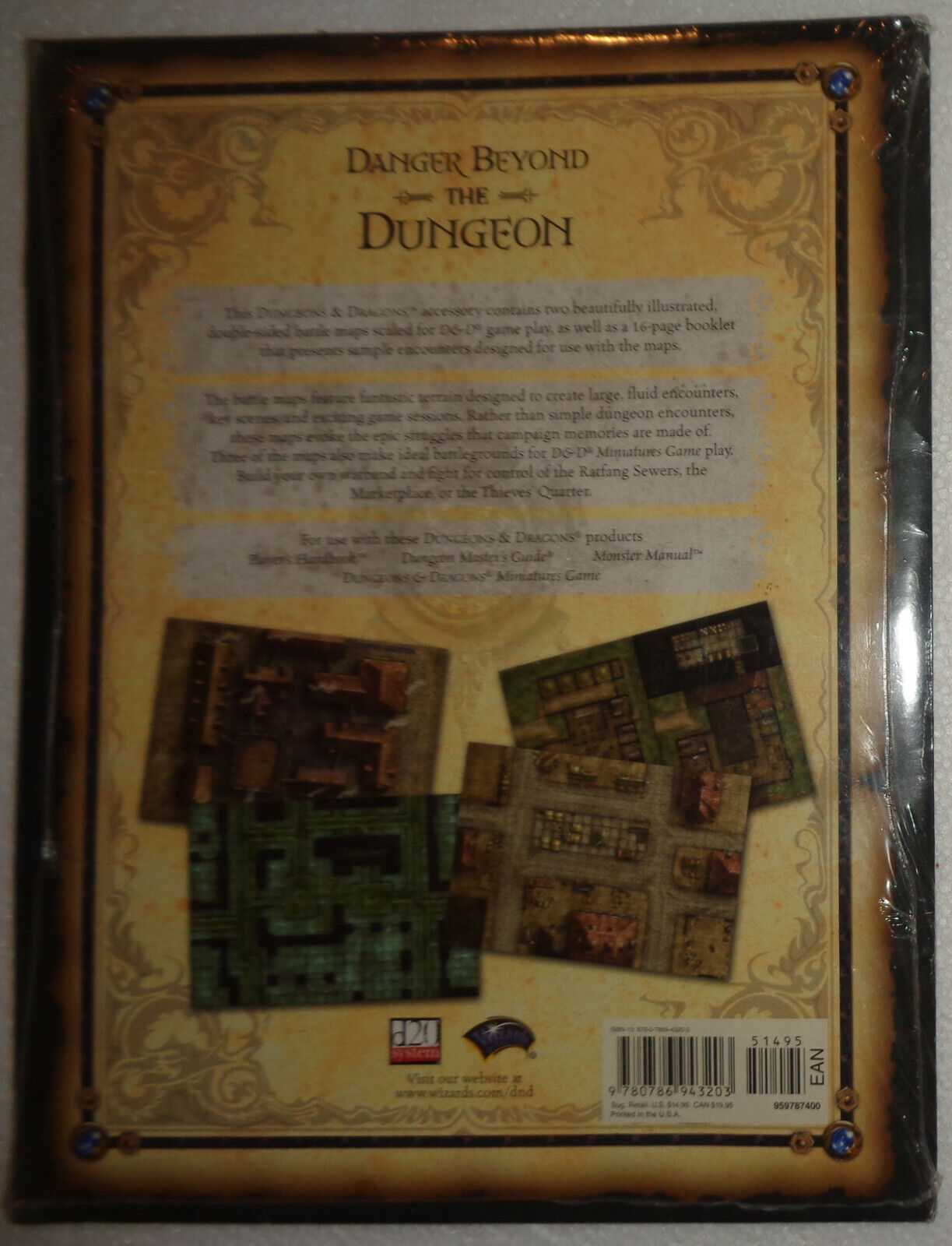 City of Peril (Dungeons & Dragons Accessory). First Edition. 2007. NEW. SEALED.