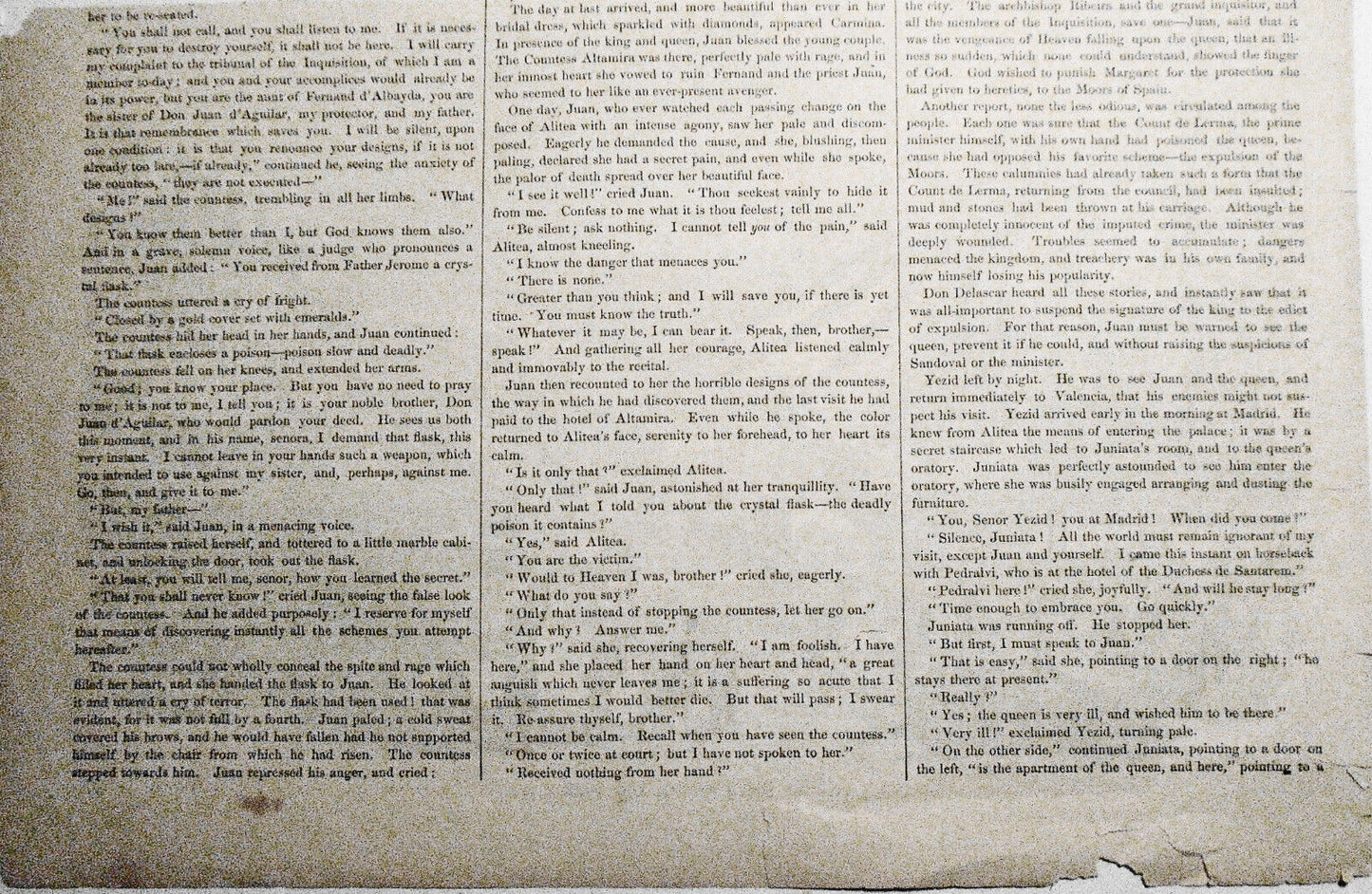 View Of South Street, New York City - - Harper's Weekly - Original Print, 1857