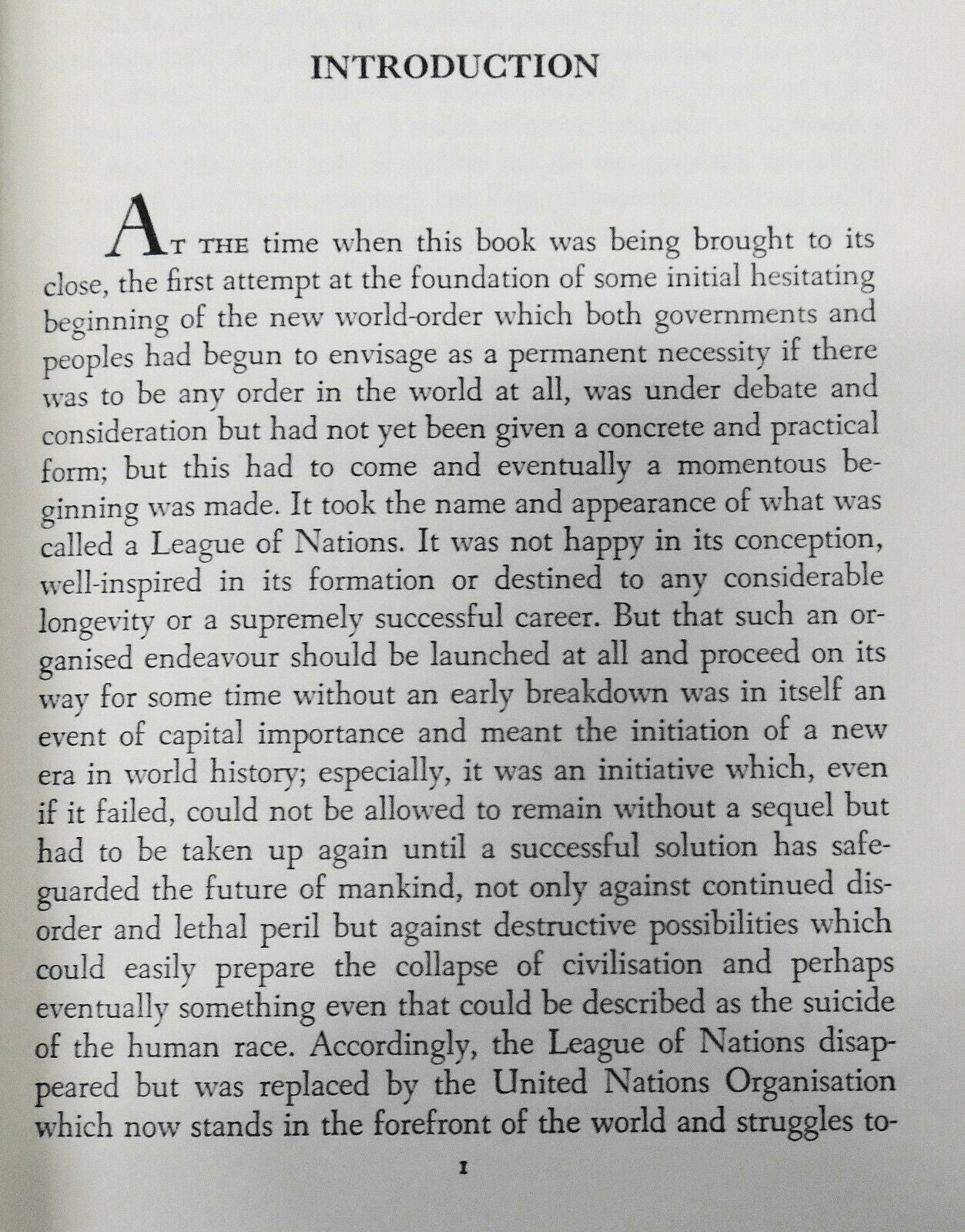 Sri Aurobindo : The Ideal of Human Unity. 1953. Hardcover/DJ