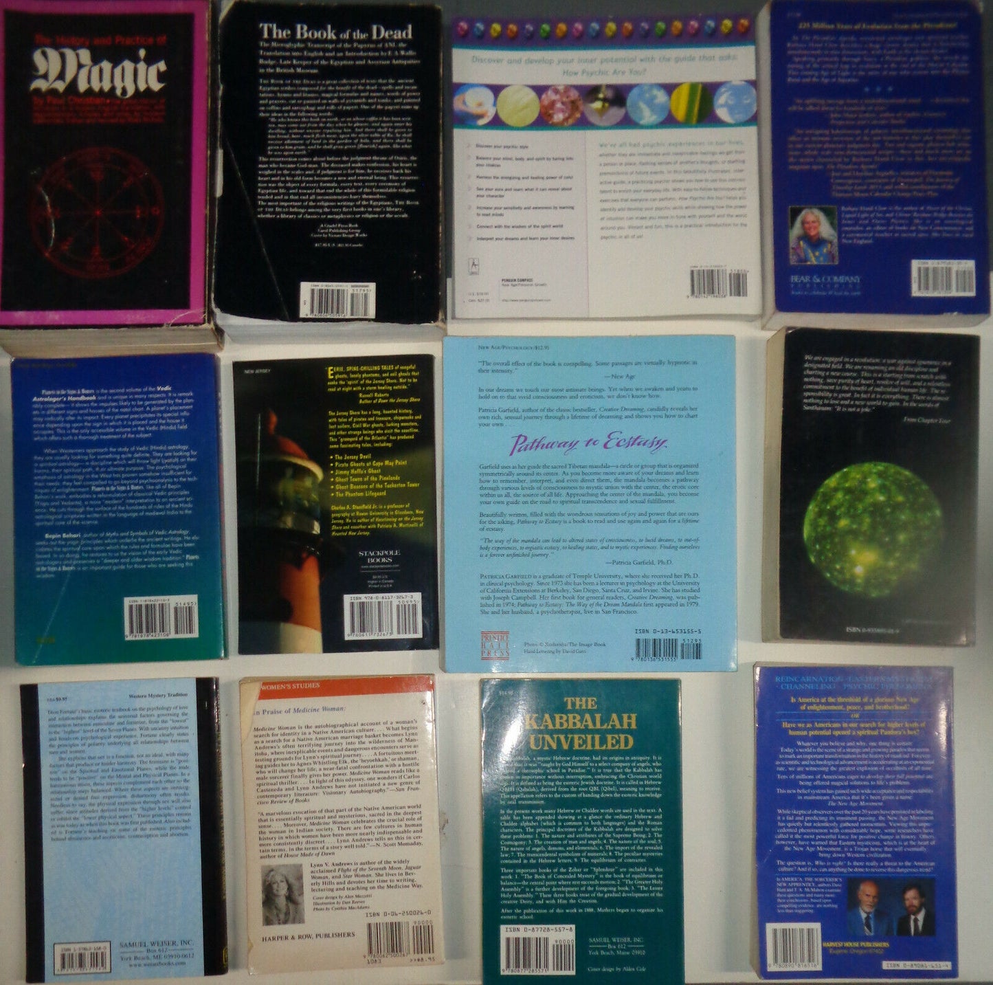 Occult, Cosmology, Sorcery, After Life, Mysticism, Astrology - 12 softcovers