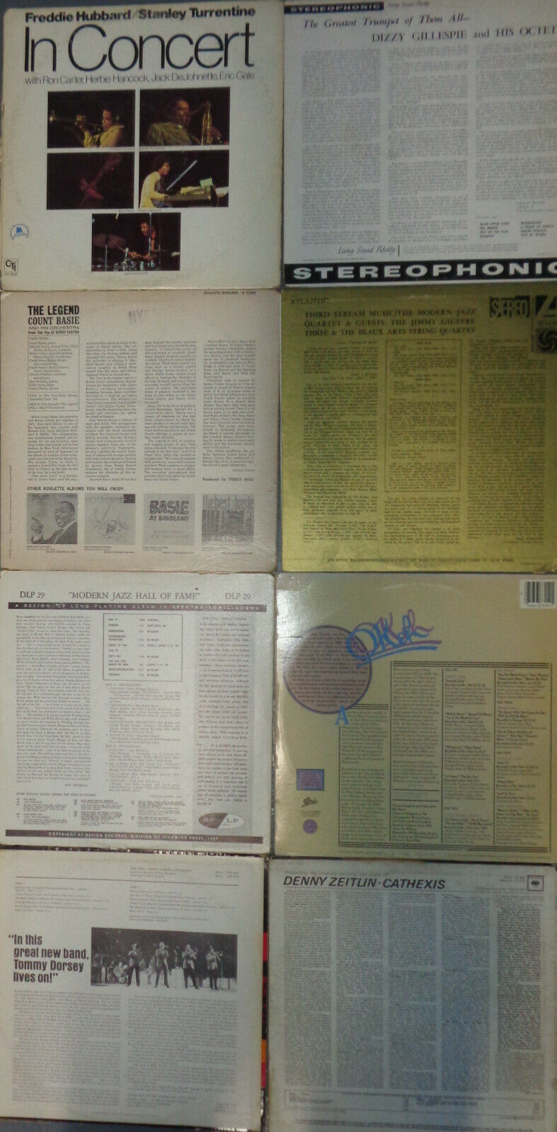 16 Jazz LPs - Dizzy, Miles, Basie, Hubbard, MJQ, Montgomerys, Paul Desmond ...
