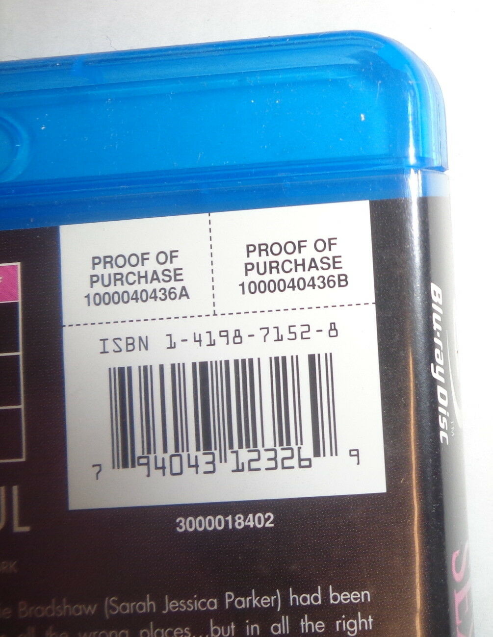 Sex and the City - The Movie (Blu-ray, 2008, 2-Disc Set, Extended Cut) -Like new