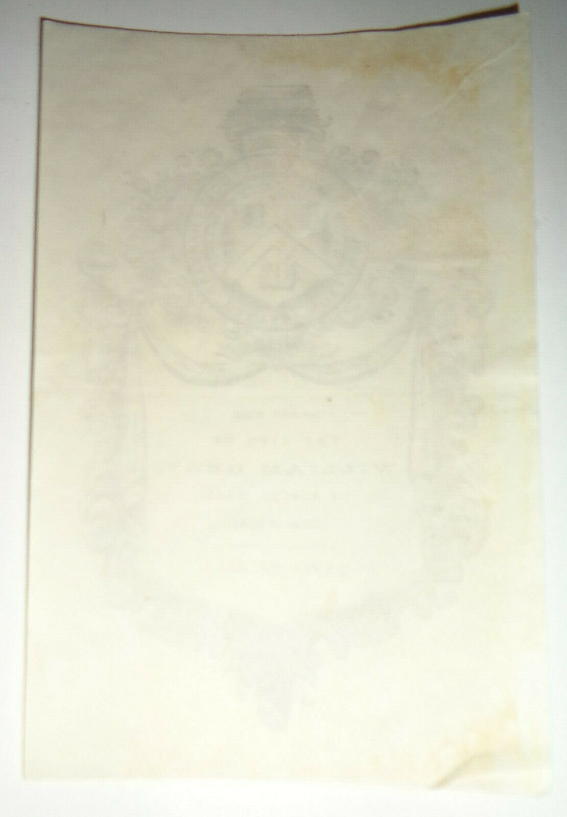 Harvard College Bookplate, 1853. Nathaniel Hurd engraving. William Gray gift