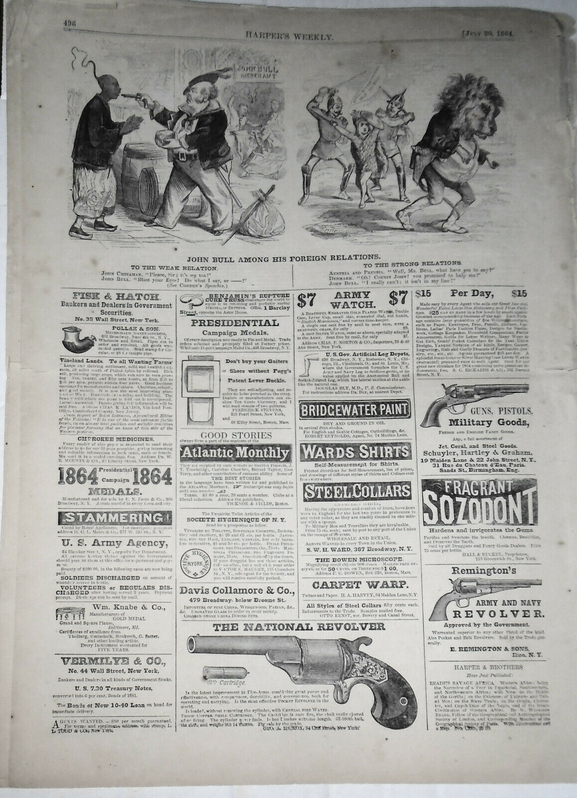 Harper's Weekly July 30, 1864: Civil War: Grant's Campaign; Sherman's Advance