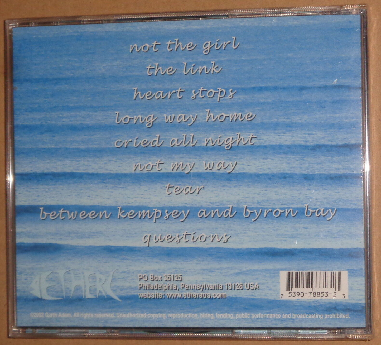 Ether : Great Ocean Road CD (2002). NEW - SEALED
