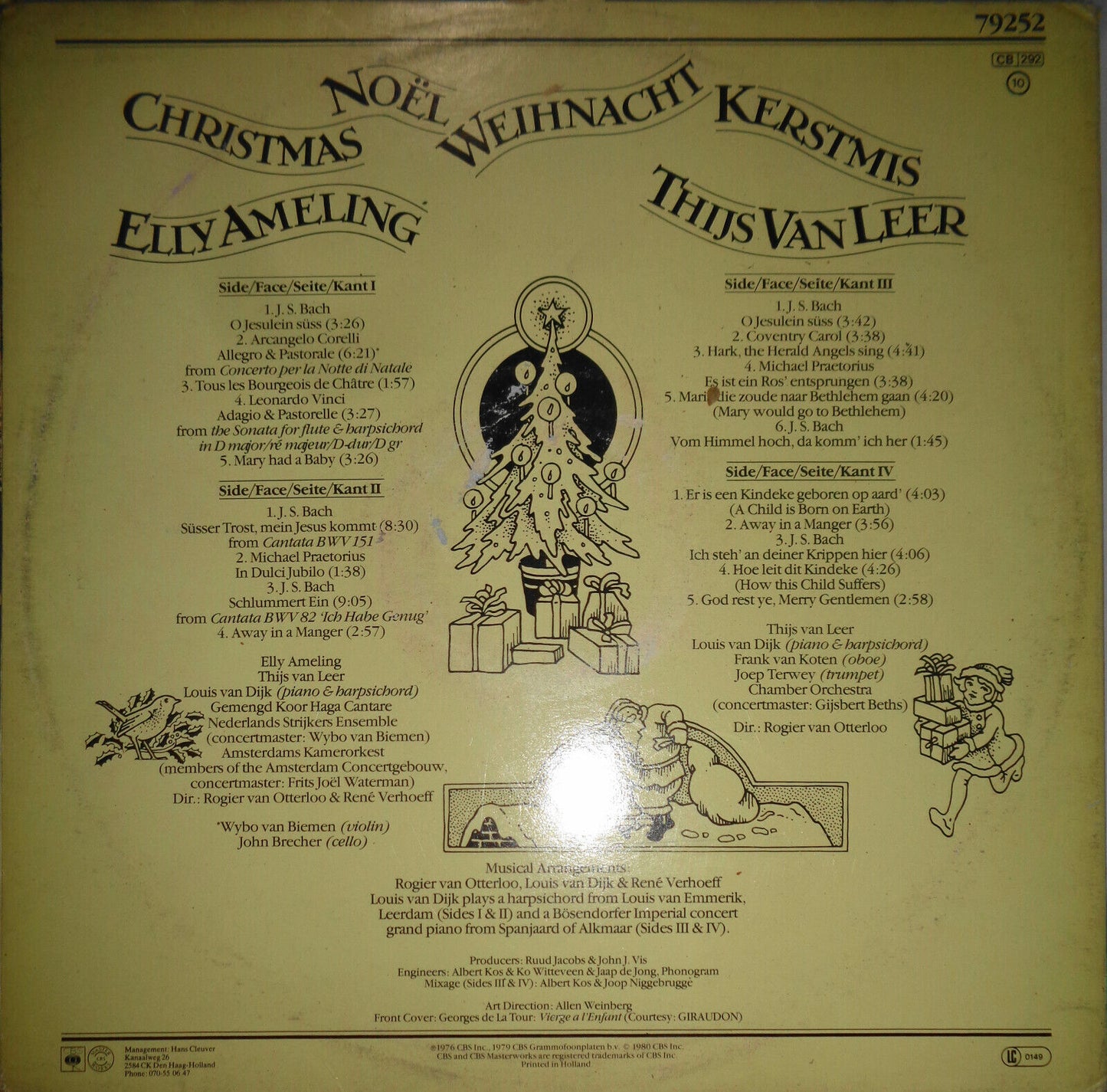 Elly Ameling : 6 LPs lot - 2 are mint, sealed - other 4 with near mint vinyls