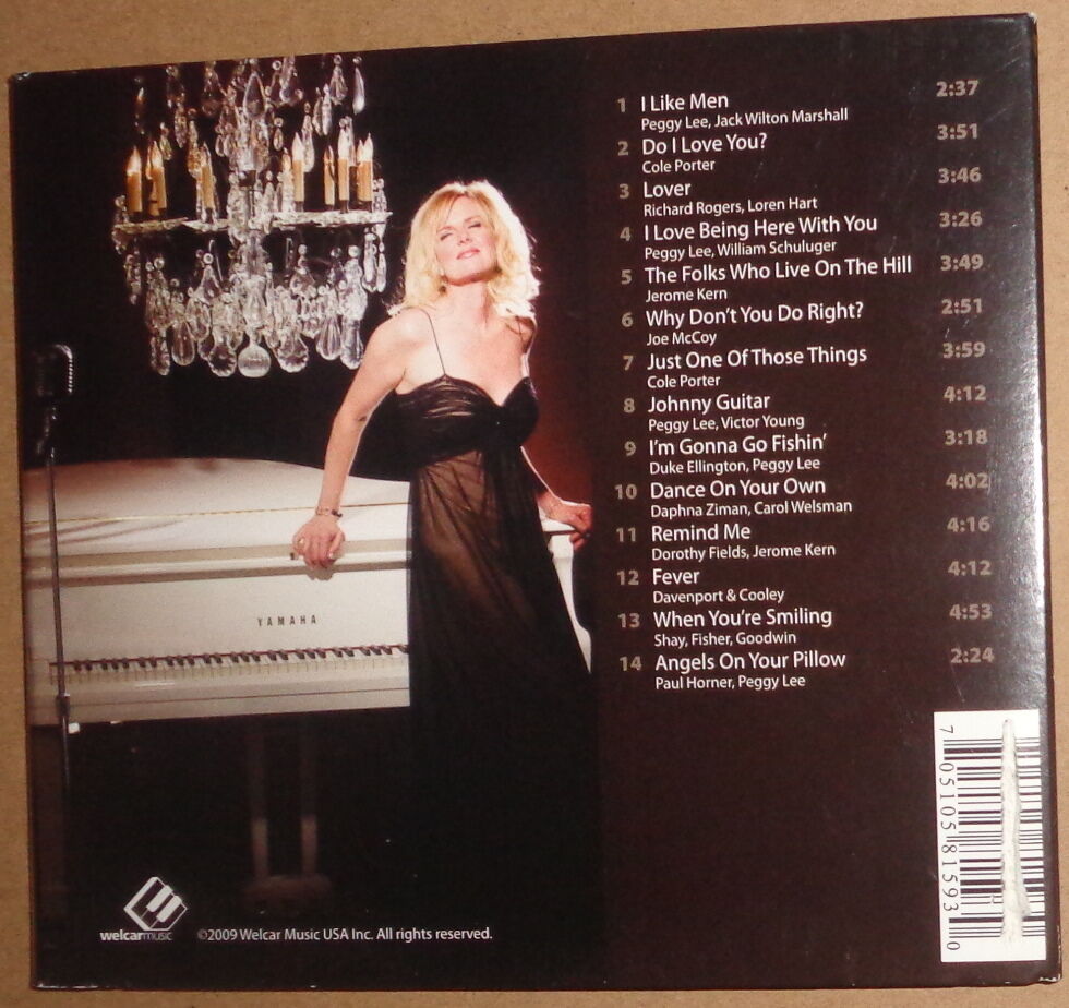 Carol Welsman - I Like Men: Reflections of Miss Peggy Lee CD 2009. Like new