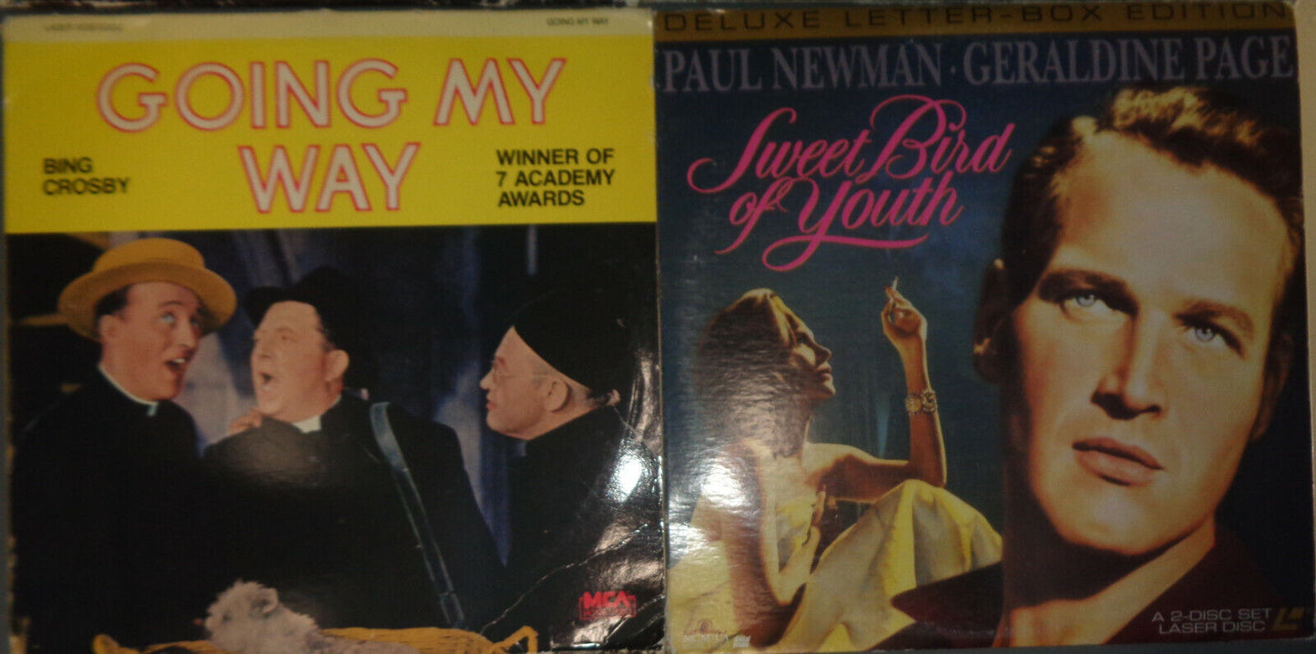 16 Laserdiscs Lot - Movies, comedy, history - Excellent, 2 sealed