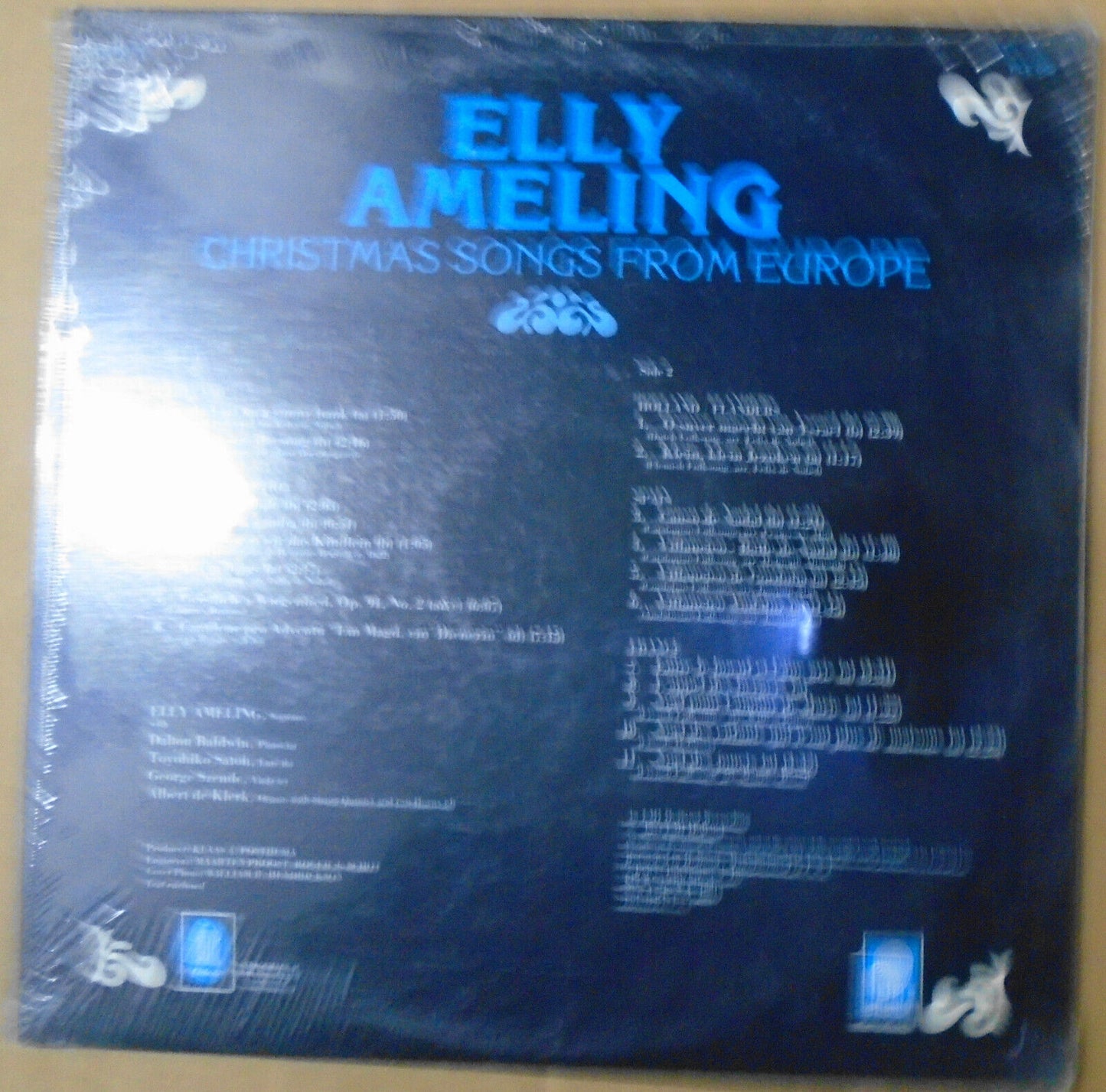 Elly Ameling : Christmas Songs From Europe - 2 LP Set 1977 ***SEALED*** Y 33519