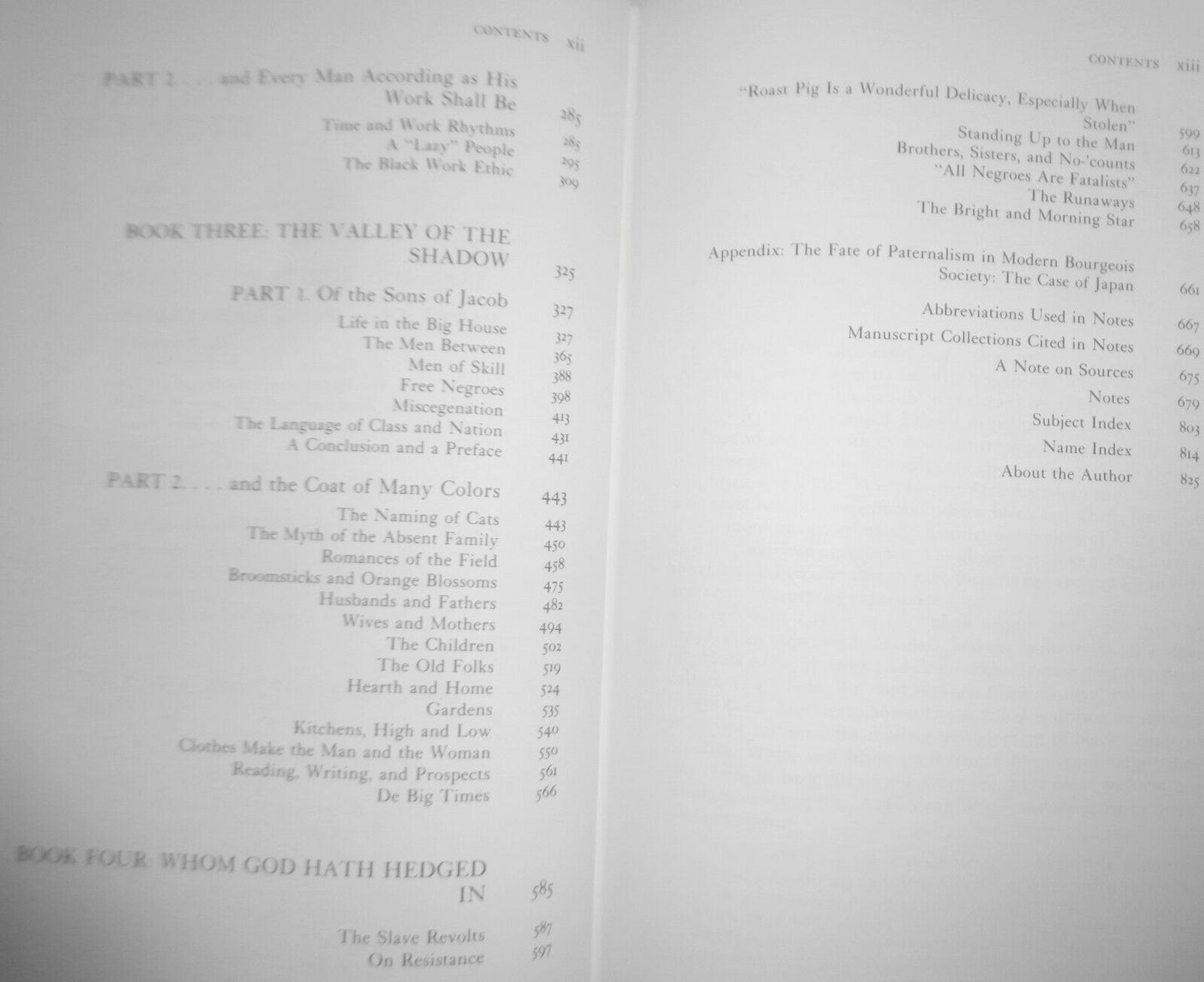 ROLL, JORDAN, ROLL THE WORLD THE SLAVES MADE, by EUGENE D. GENOVESE. Hardcover