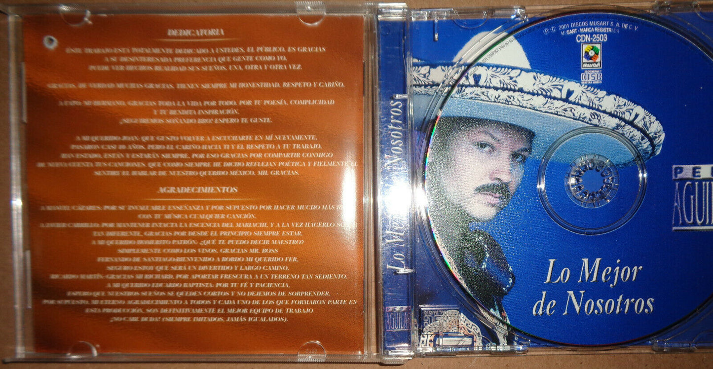 Lo Mejor de Nosotros by Pepe Aguilar (CD, Jun-2001, Musart)